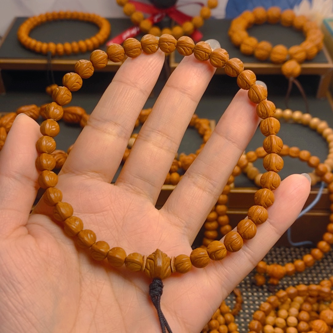 藝***.桃核吊坠秦岭森林07