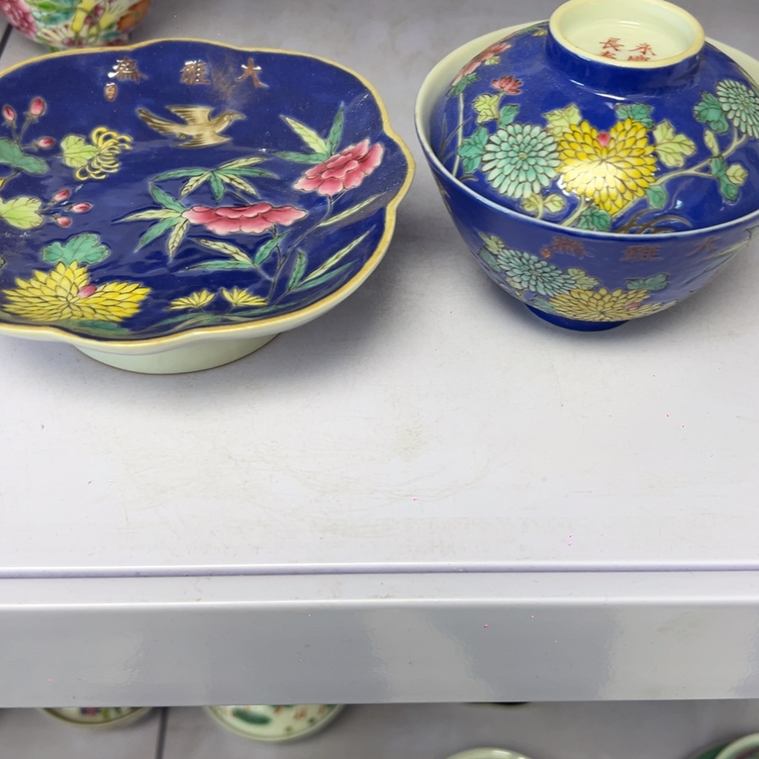 瓷片瓷器摆件、茶室雅器