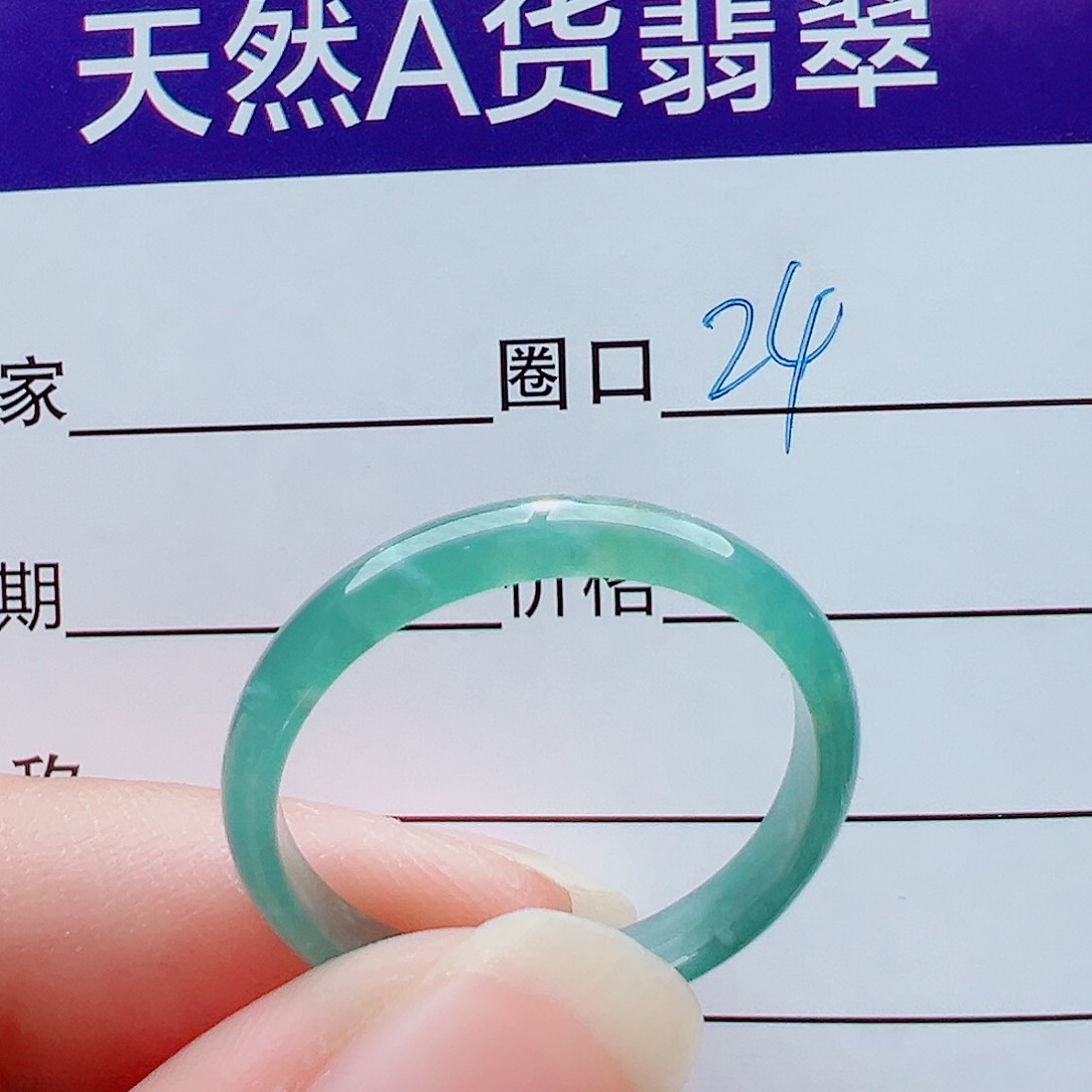 未镶嵌戒指翡翠L*༦戒圈