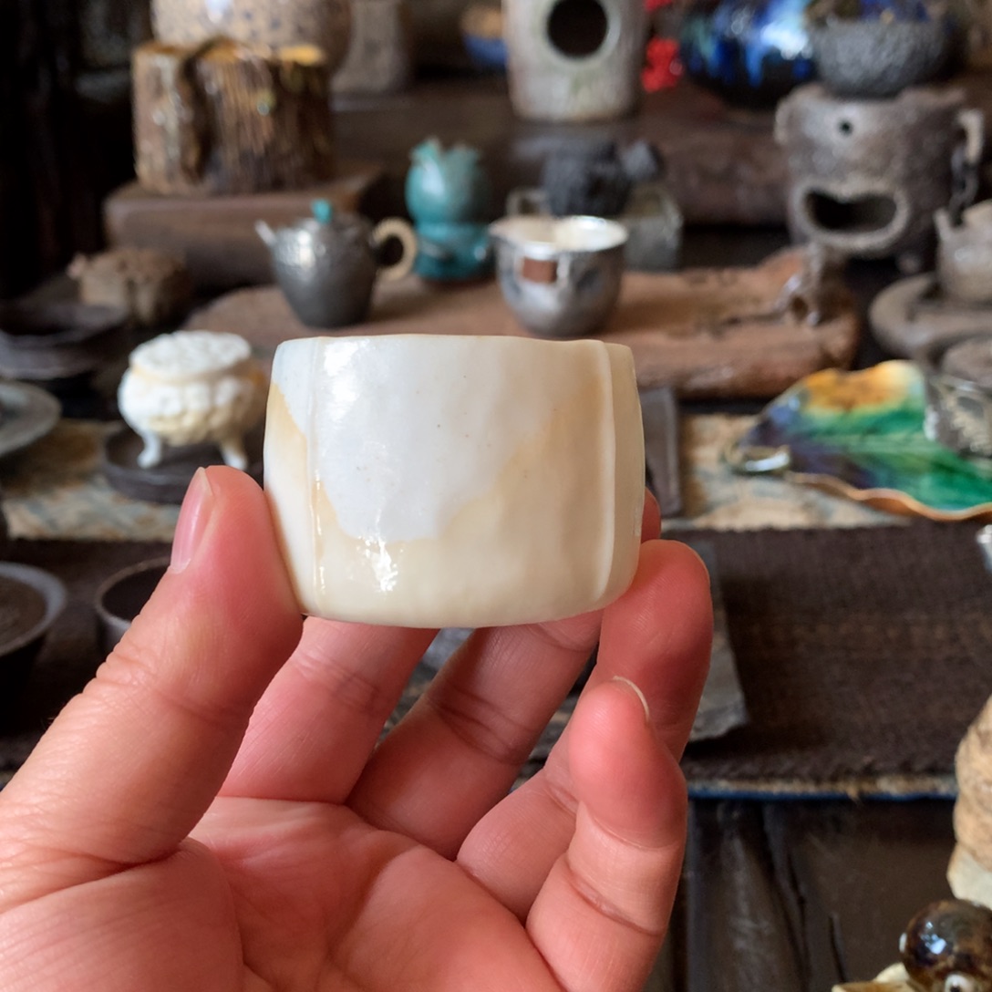 杯手工制作柴烧茶具