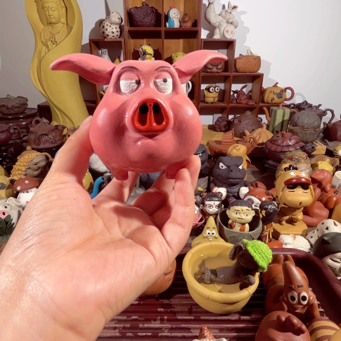 紫砂茶壶玉*子纯手工制作过程就是