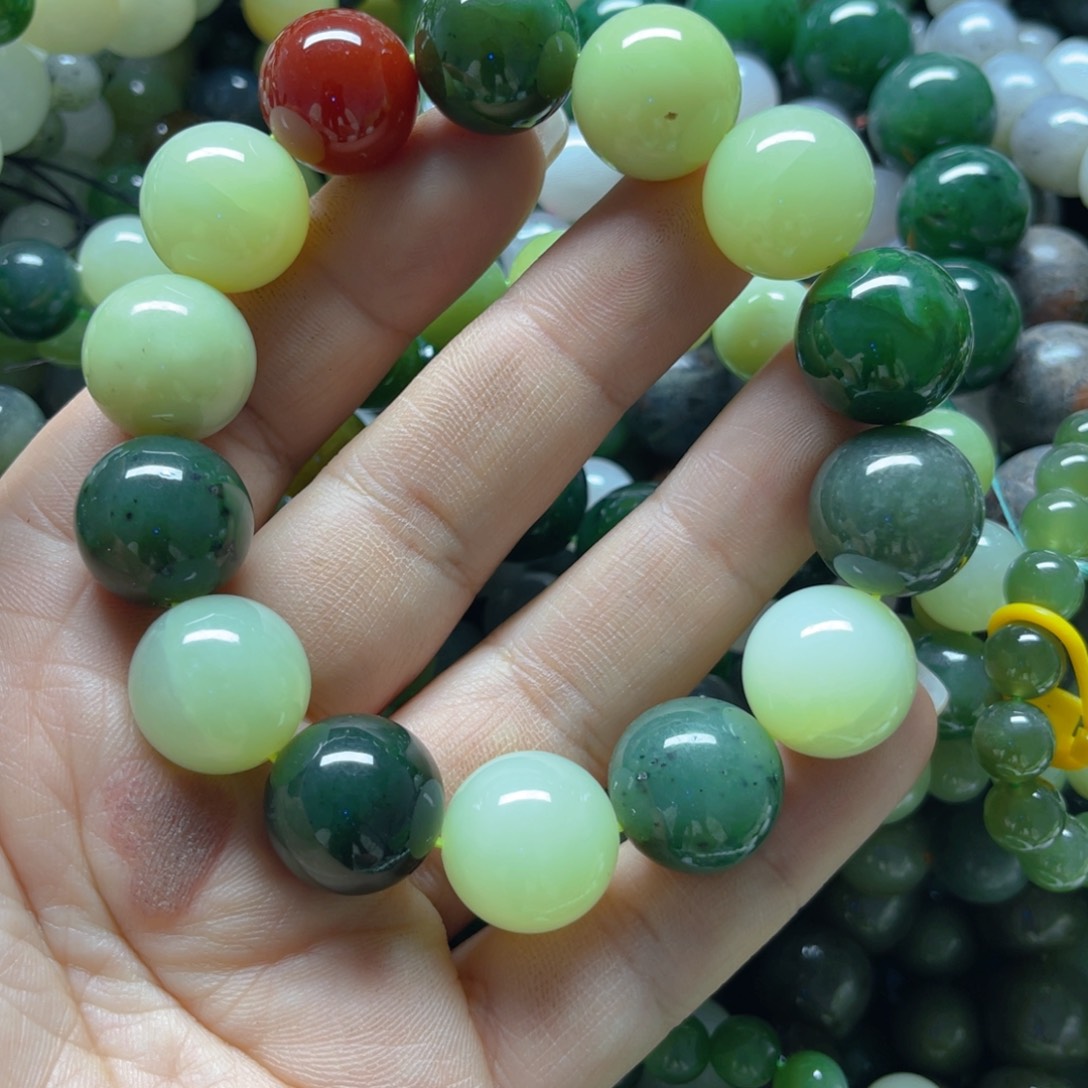 和田玉手链未镶嵌