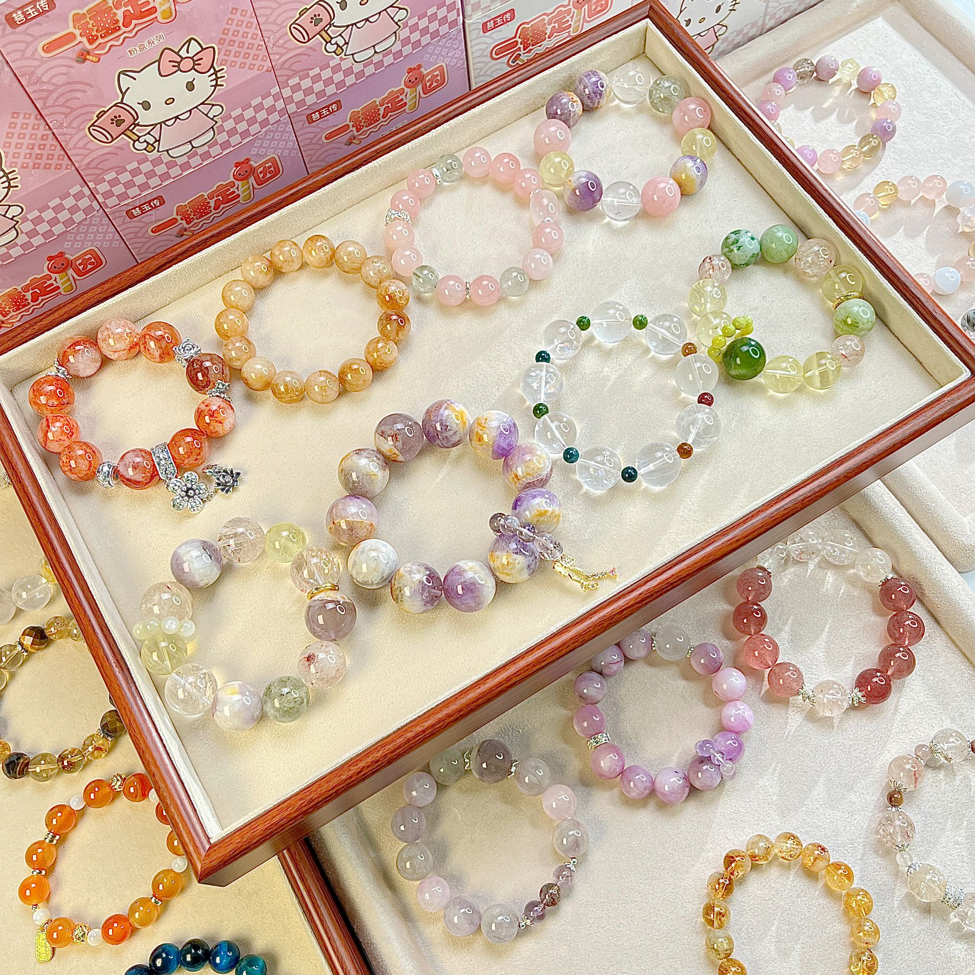 手链 【富婆单】6-红 文玩diy  多样性发其一