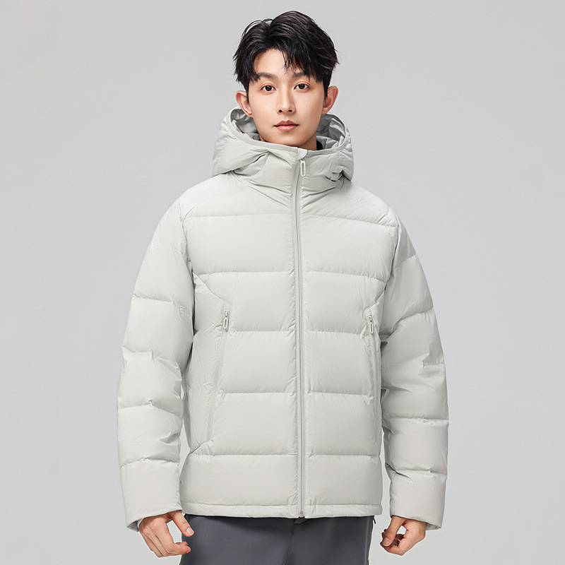 迪家平替羽绒服男休闲连帽外套男士户外运动高品质保暖上衣