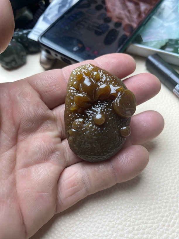 和田玉且末糖呱呱来财