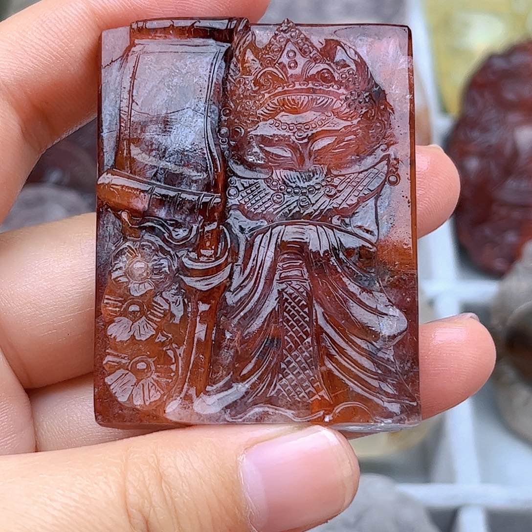 水晶吊坠(不含链)未镶嵌