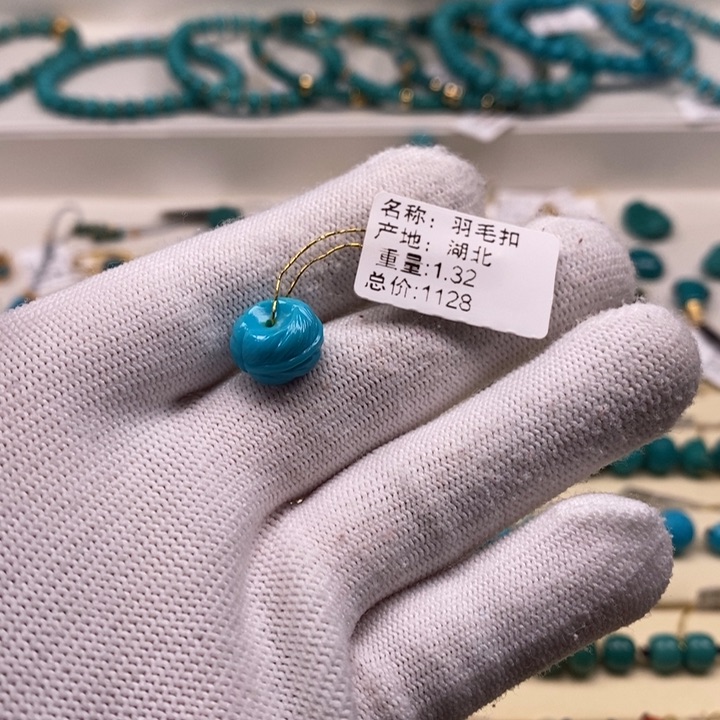 绿松石珠宝奇石未镶嵌