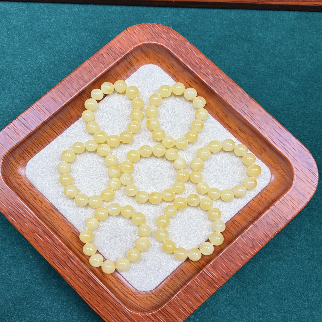 天然琥珀蜜蜡5mm小圈，可做跑环，戒指（多样性发货发一件）