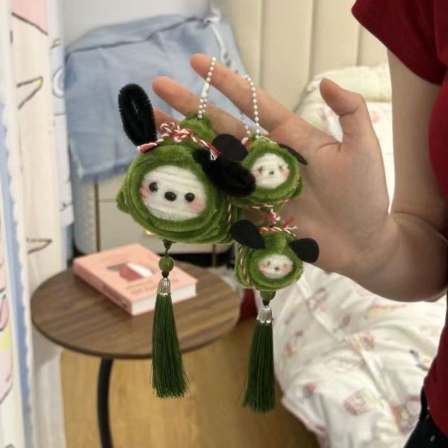 【云森】扭扭棒粽子帕恰狗手工diy材料包挂件端午节送家人车载挂件