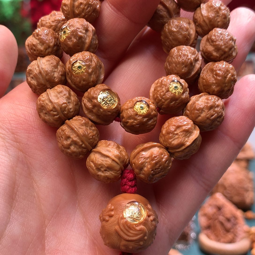 猴头核桃手串—————————