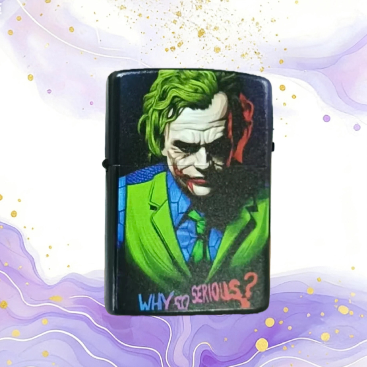 小丑防风打火机男士送男友达人无油XC