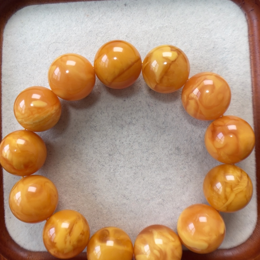 蜜蜡未镶嵌手串蜜蜡