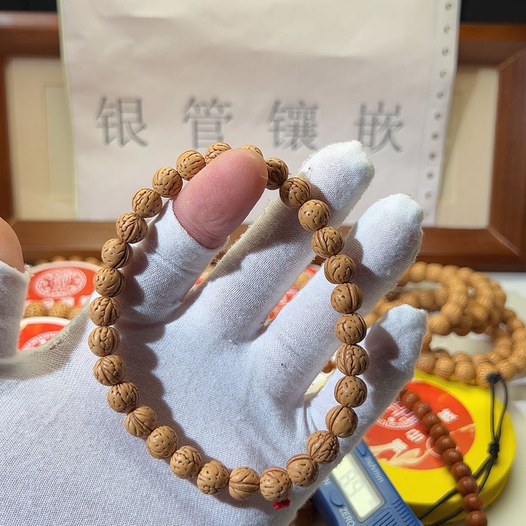 ****森桃核手串野生小尺寸