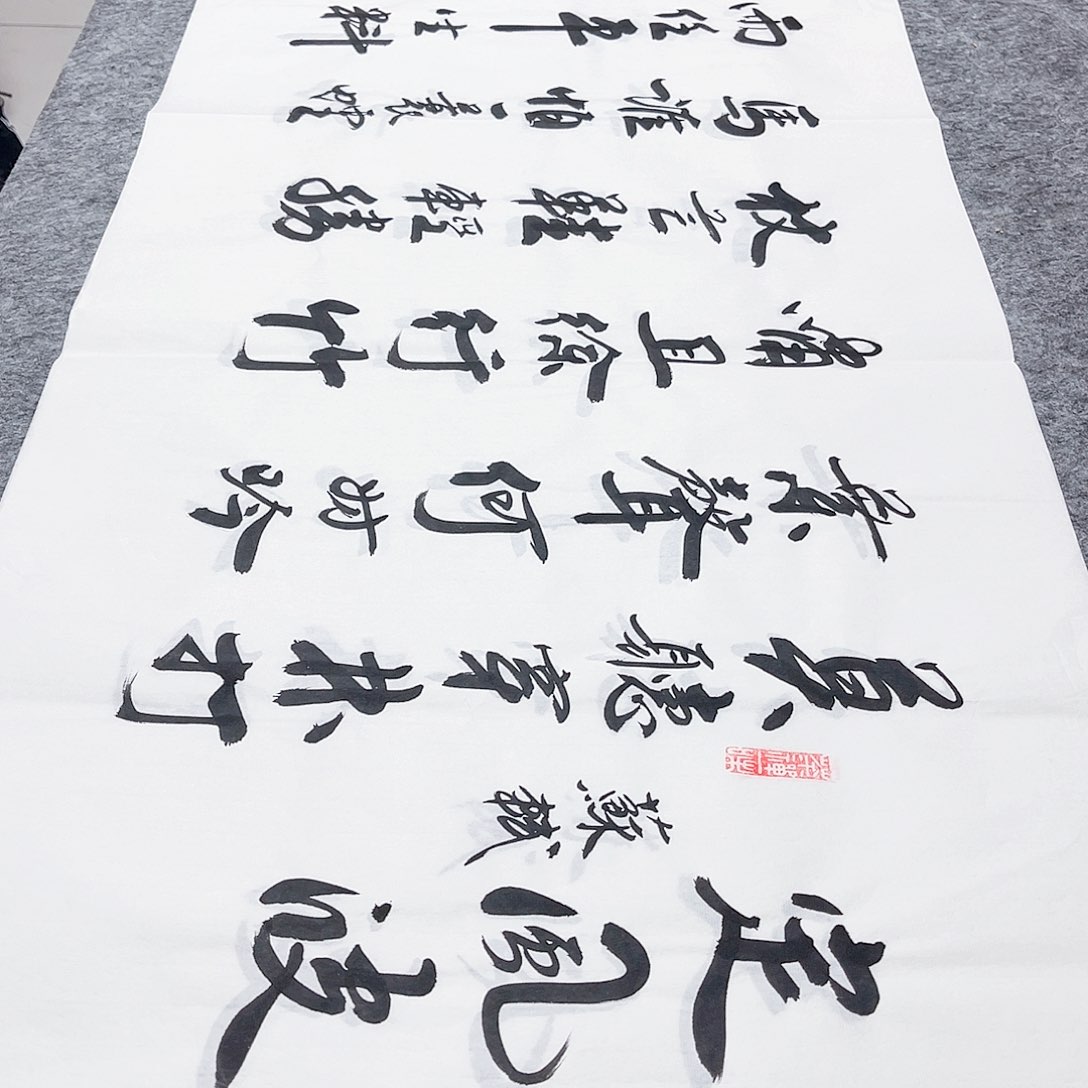 书法宣纸定风波中书协李保军老师手写