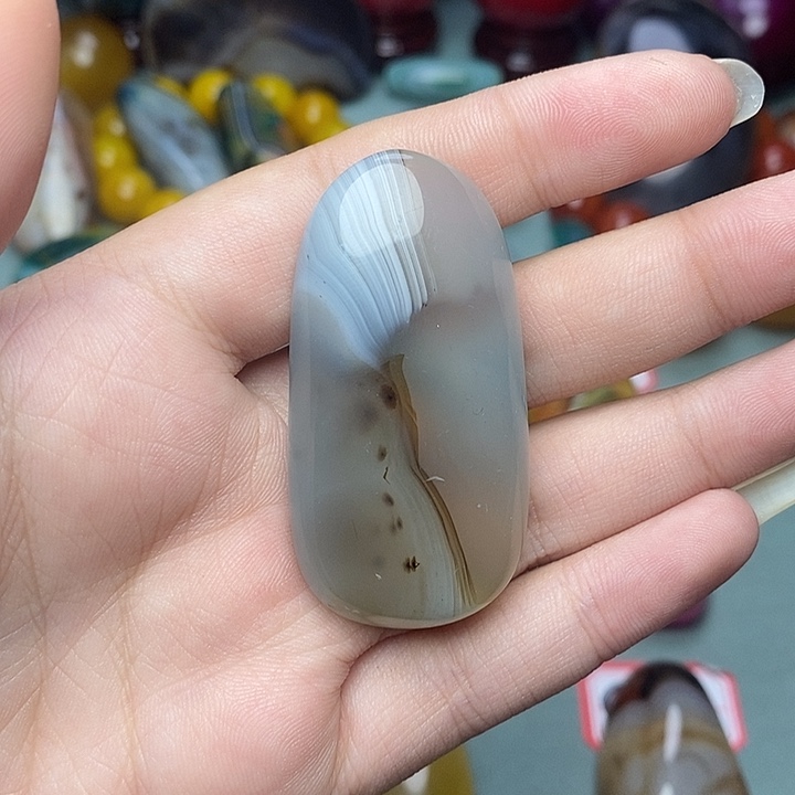 玛瑙/玉髓未镶嵌吊坠(不含链)
