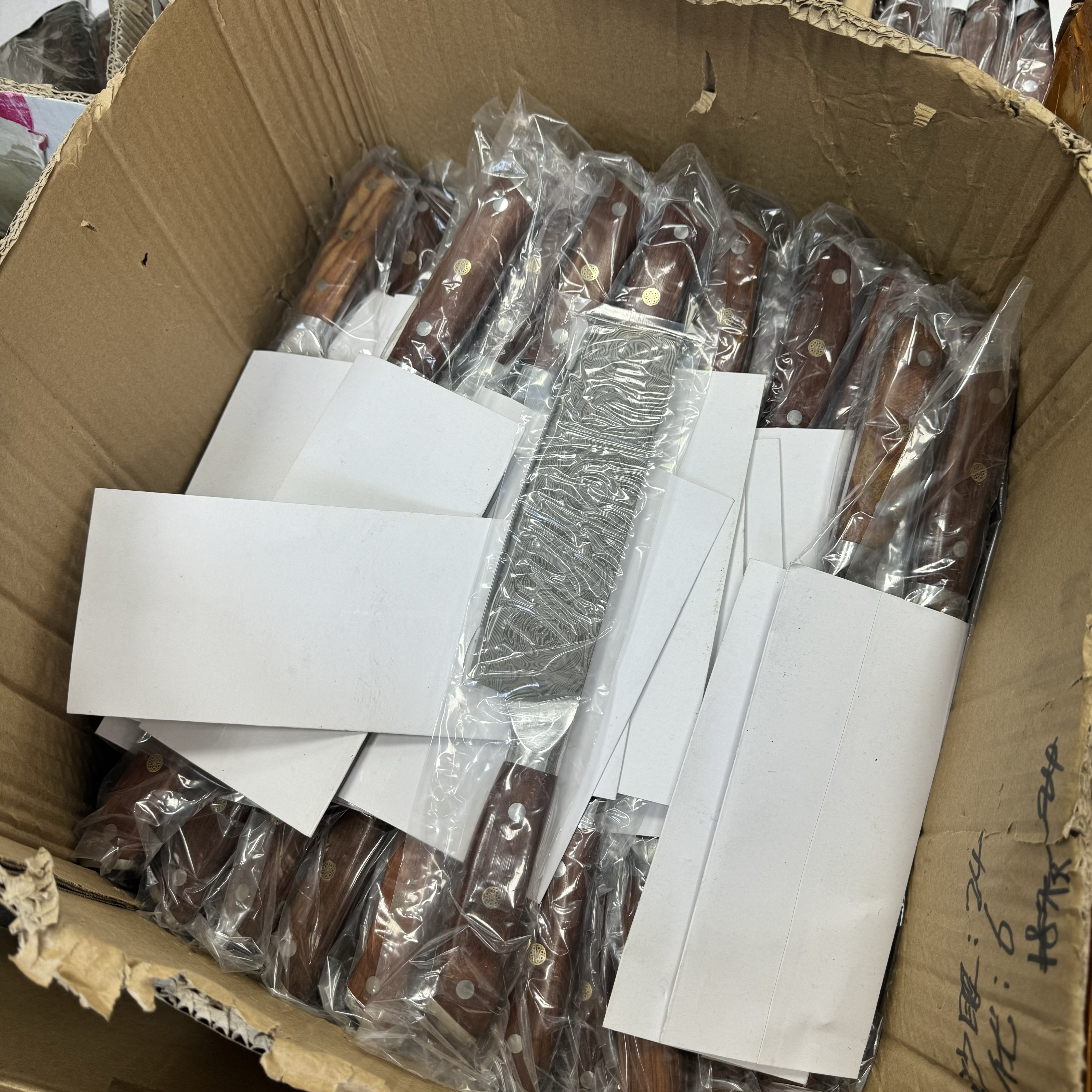 外贸尾货直播一物一拍瑕疵菜刀03