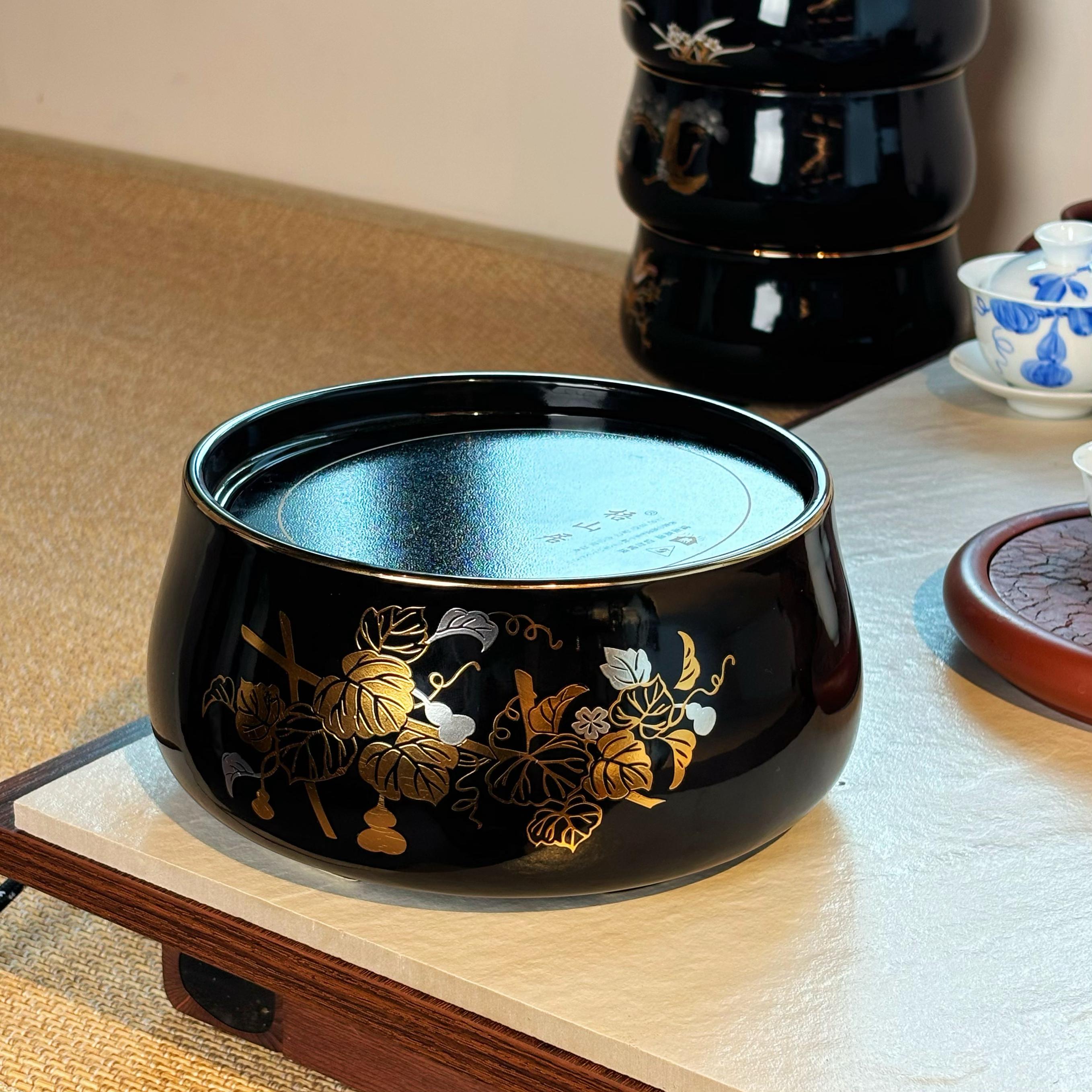 金葫芦炉|侘寂风茶室电陶炉银壶专用电陶炉自动断电煮茶炉黑陶炉