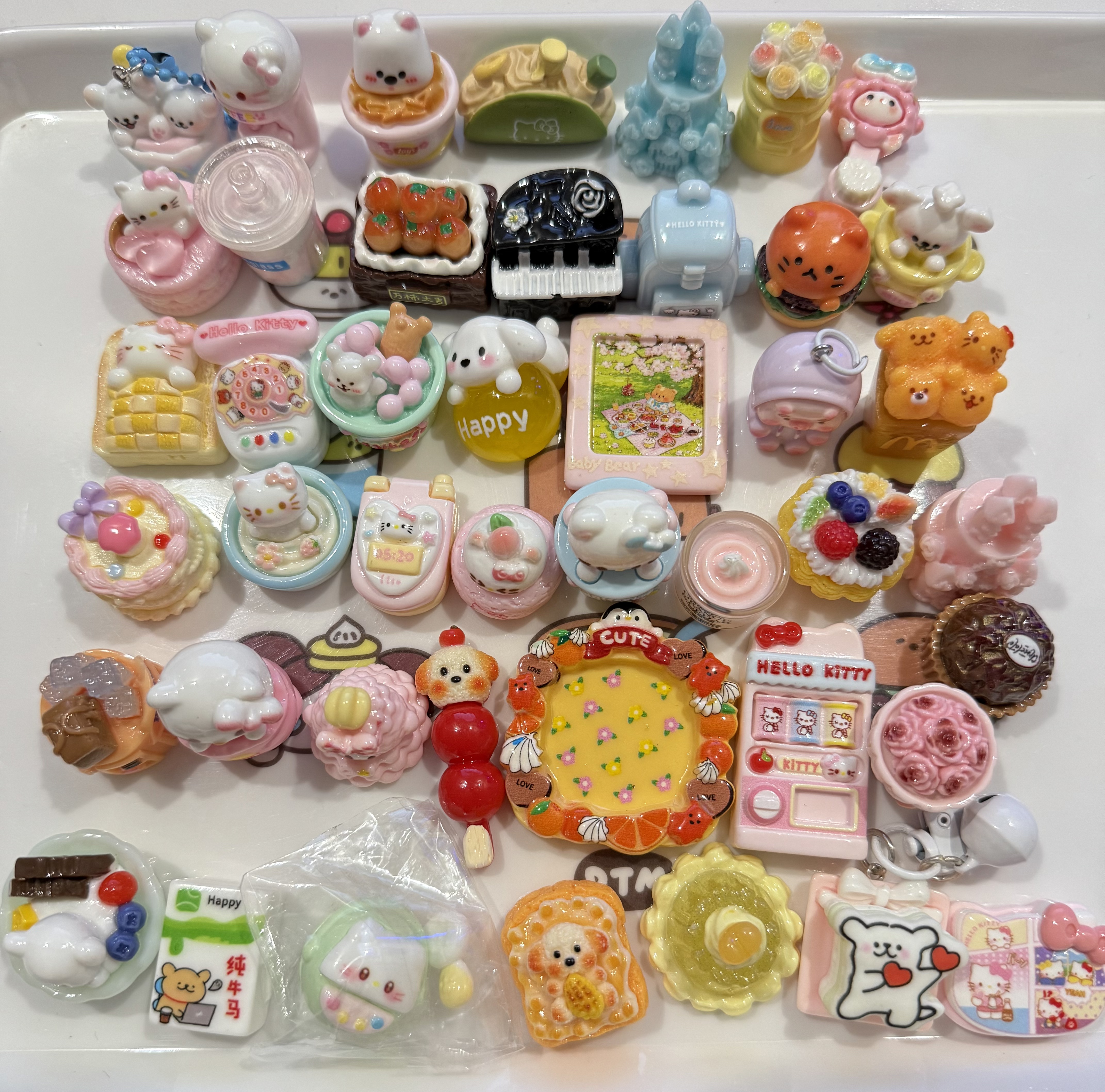 diy卡通食玩配件直播间选款