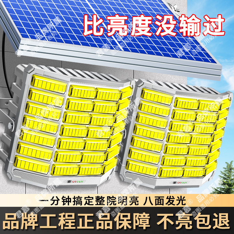 【星辰一拖二】岚仕分体式太阳能家用室内户外防水庭院灯道路照明