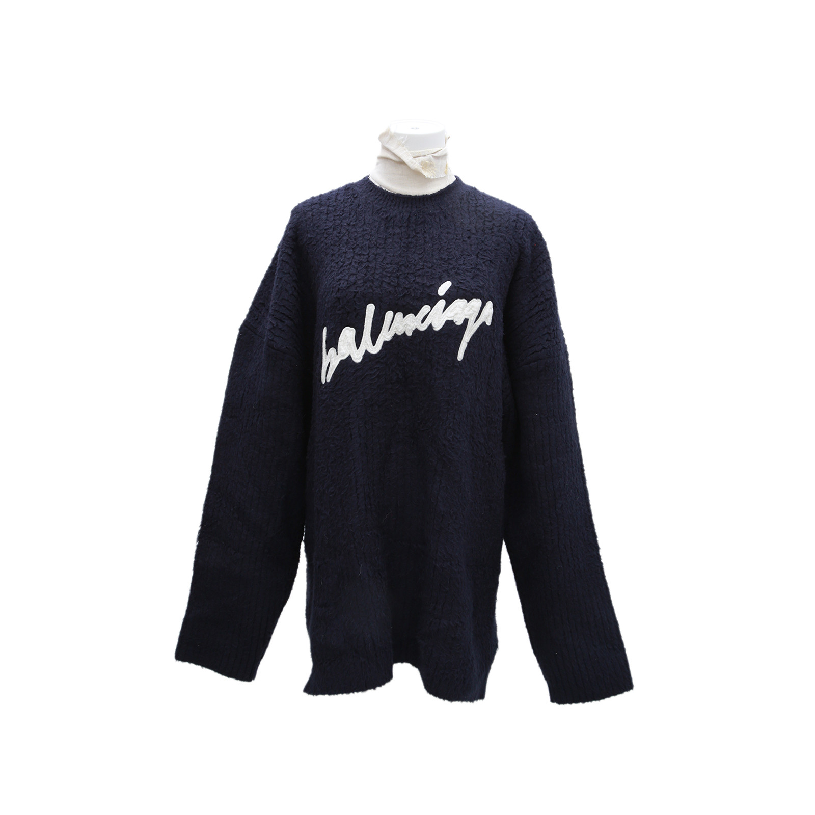 99新 Balenciaga/巴黎世家 【lu】毛衣 藏青 XS P242139855