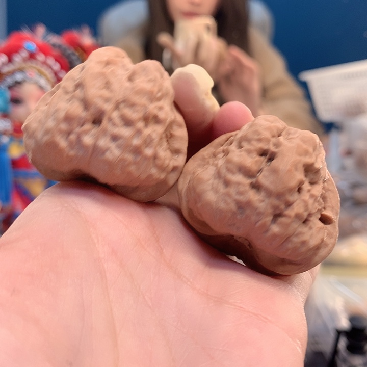 吊坠文玩核桃38 蛤蟆头微瑕