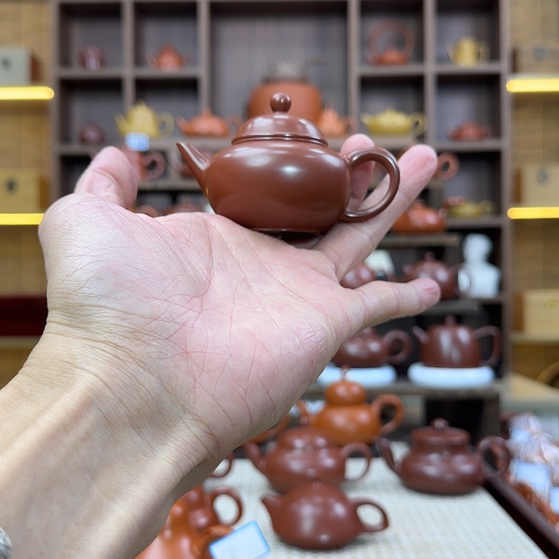 茶壶紫砂潮州手拉壶水平
