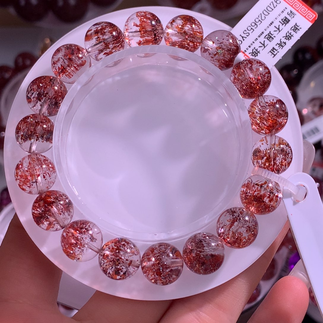 未镶嵌手链水晶金草莓晶 10.6mm