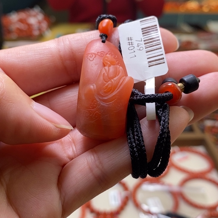 未镶嵌卡38*18南红玛瑙