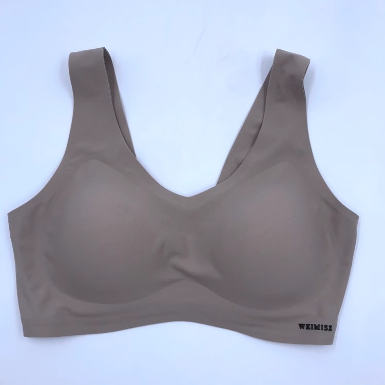 维幂身姿608光面文胸美背舒适运动文胸内衣背心无痕有扣无钢圈
