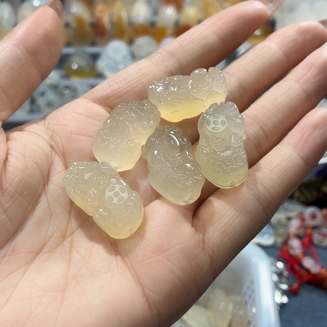 玛瑙/玉髓未镶嵌吊坠(不含链)