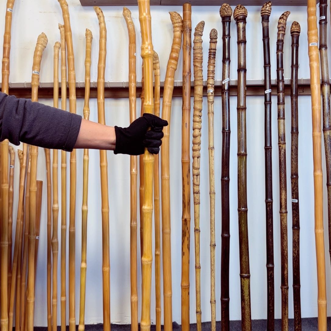 1680玉竹杖登山杖手持拐棍