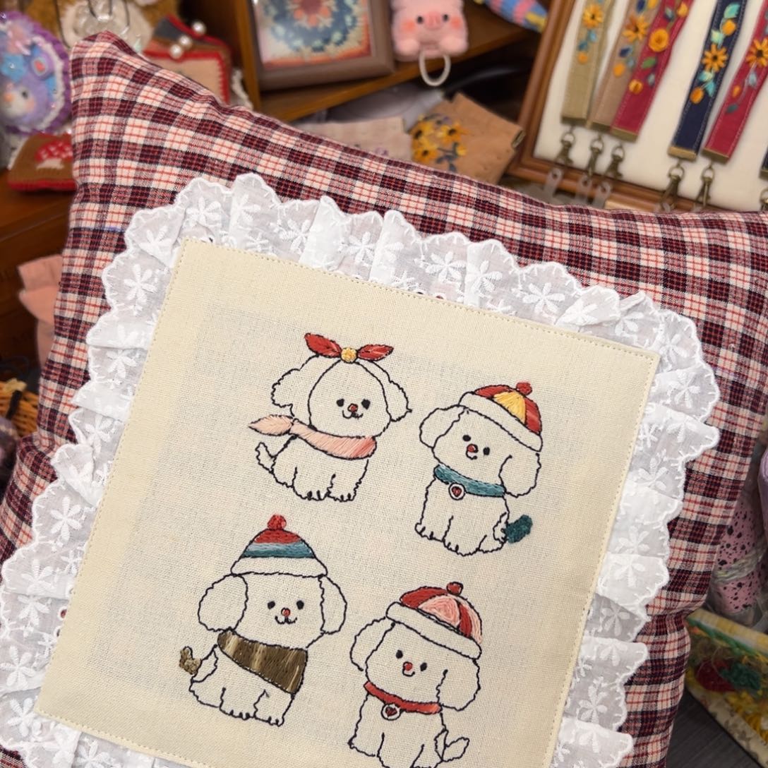 毛绒钩织刺绣手工包包玩偶居家用品