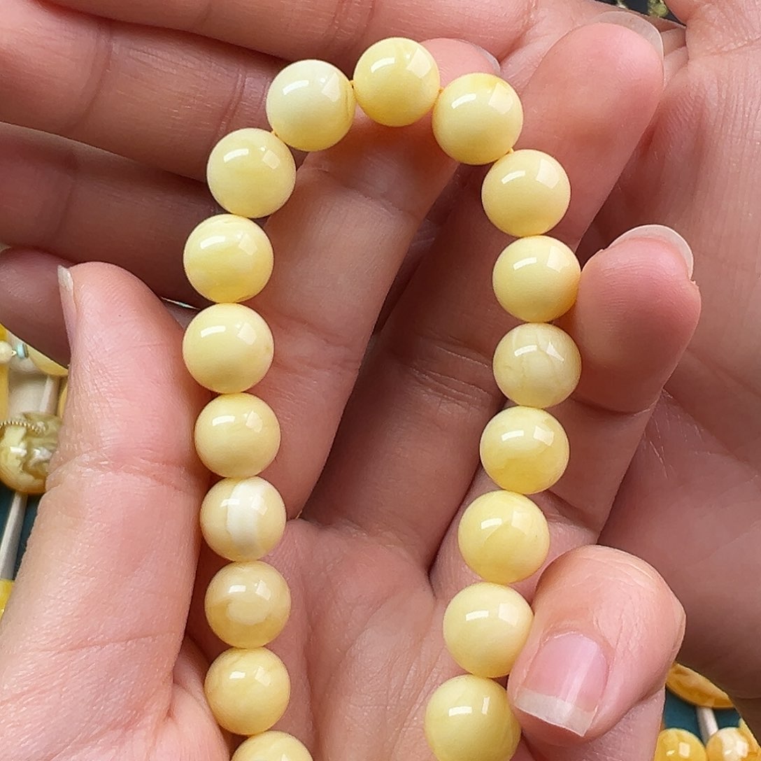 蜜蜡颈饰未镶嵌蜜蜡