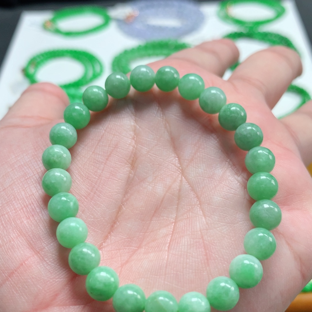 翡翠未镶嵌手链翡翠