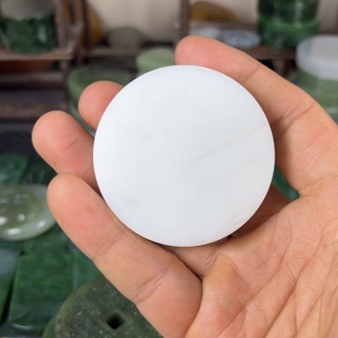 和田玉珠宝半成品未镶嵌