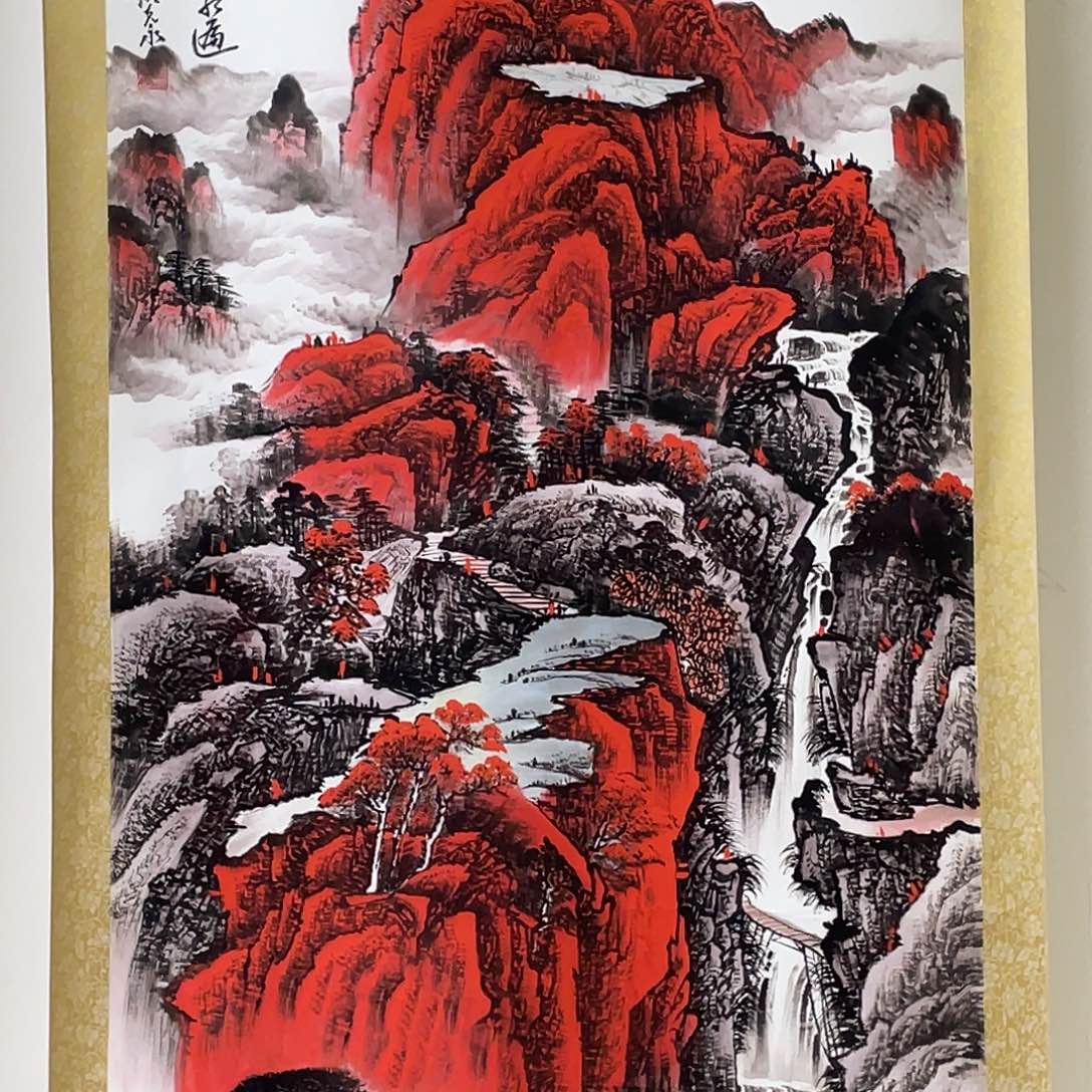 国画老师手笔手绘作品n