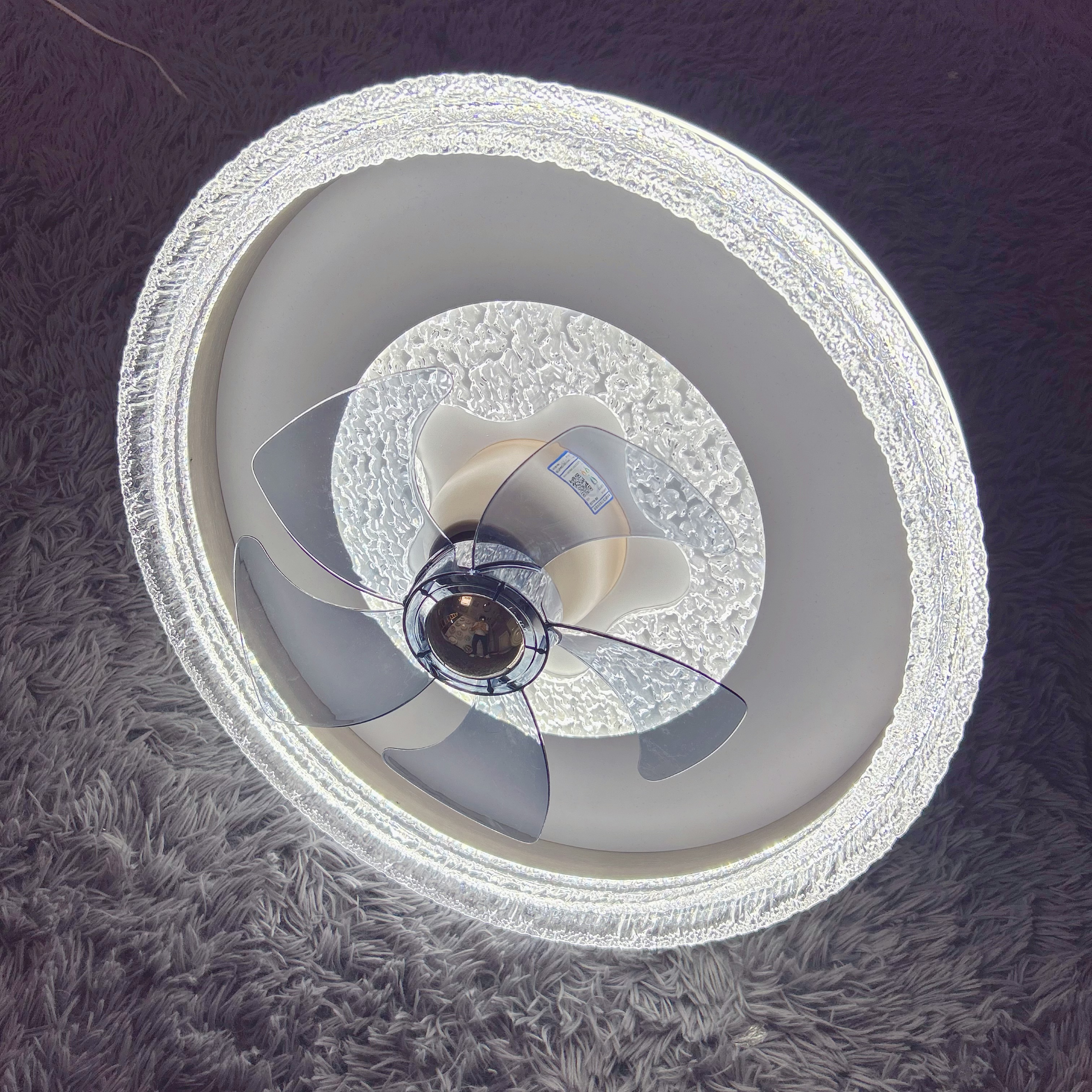 烤弯波浪全光谱卧室灯现代简约轻奢创意个性书房灯家用房间吸顶灯