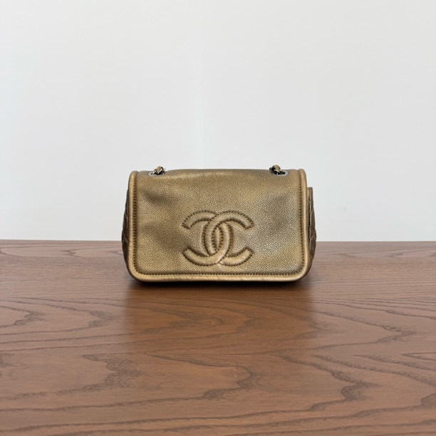 99新 Chanel/香奈儿 CHANEL香奈儿 链条斜挎包 14开 尺寸25x15