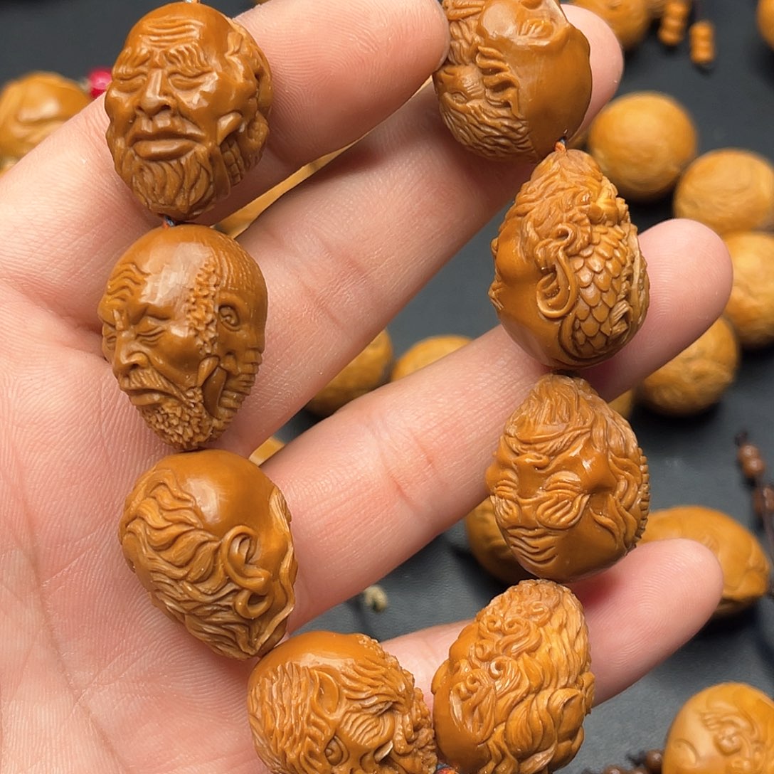 橄榄核手串/手链瑞兽罗汉