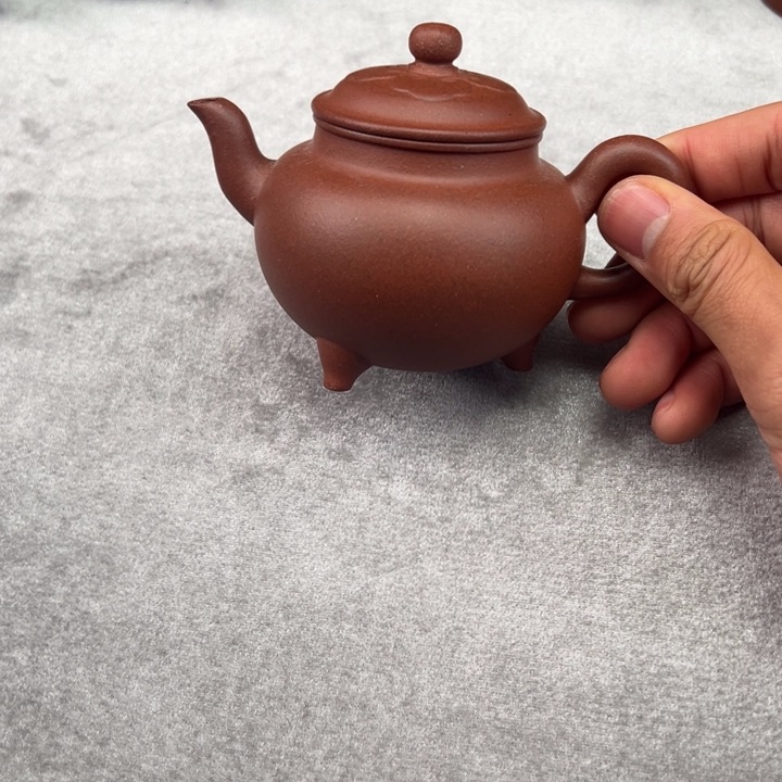 紫砂茶壶本山老紫泥大彬如意190cc