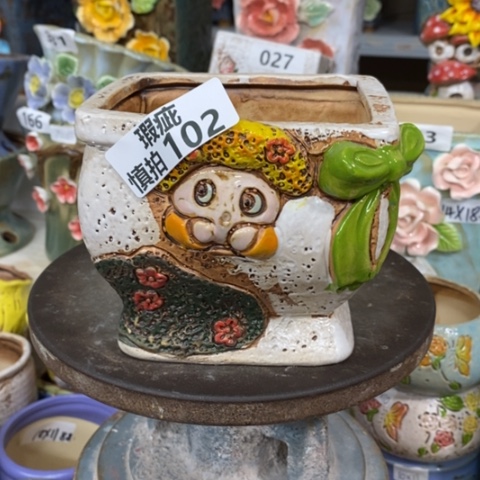 【闪购商品】红陶粗陶材质多肉花盆102