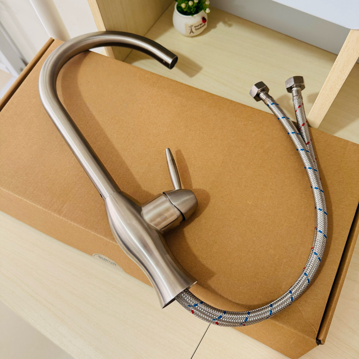 【品牌尾单】苏家冷热两用厨房水龙头管长40