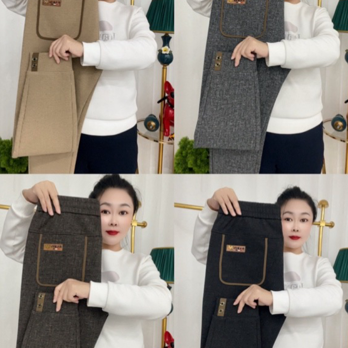 现货小脚8595秋冬休闲裤
