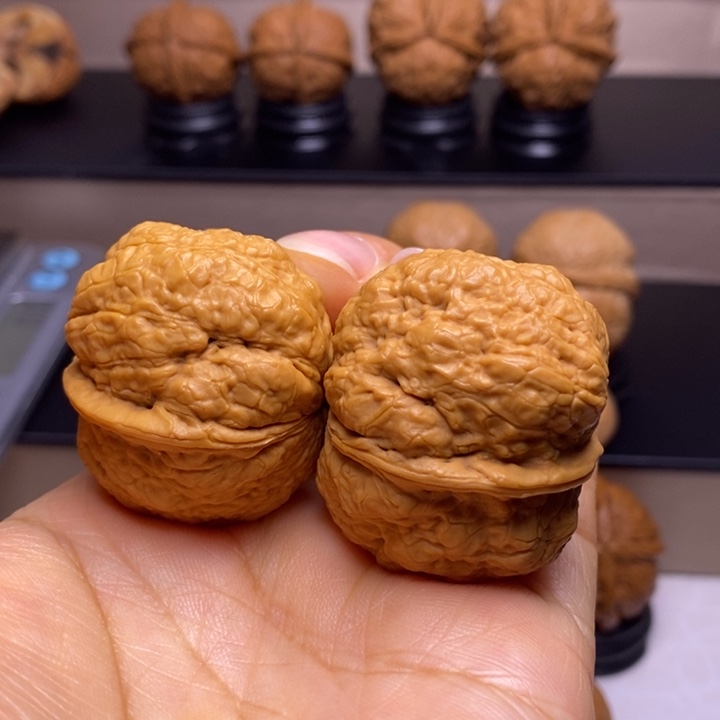 文玩核桃把件灵山老蟾24