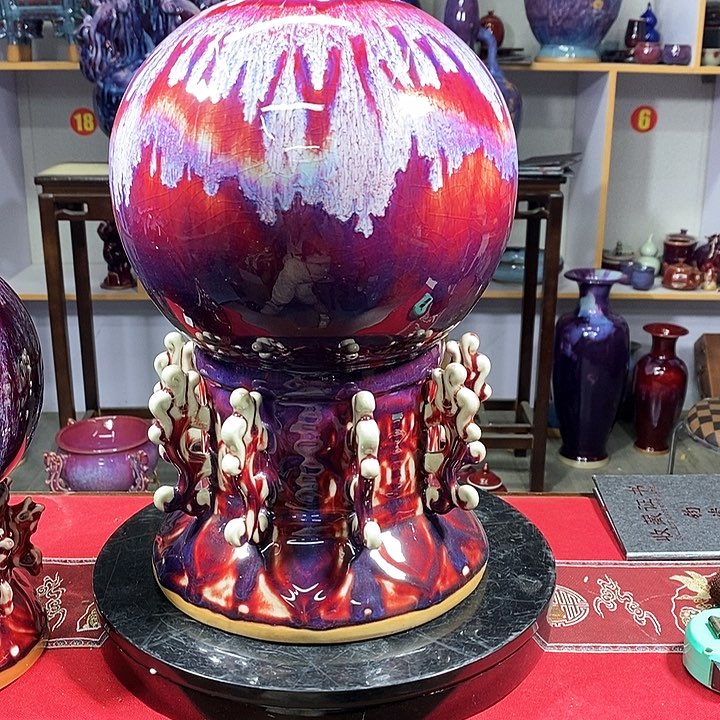 瓶禅**味中国神垕精品钧瓷