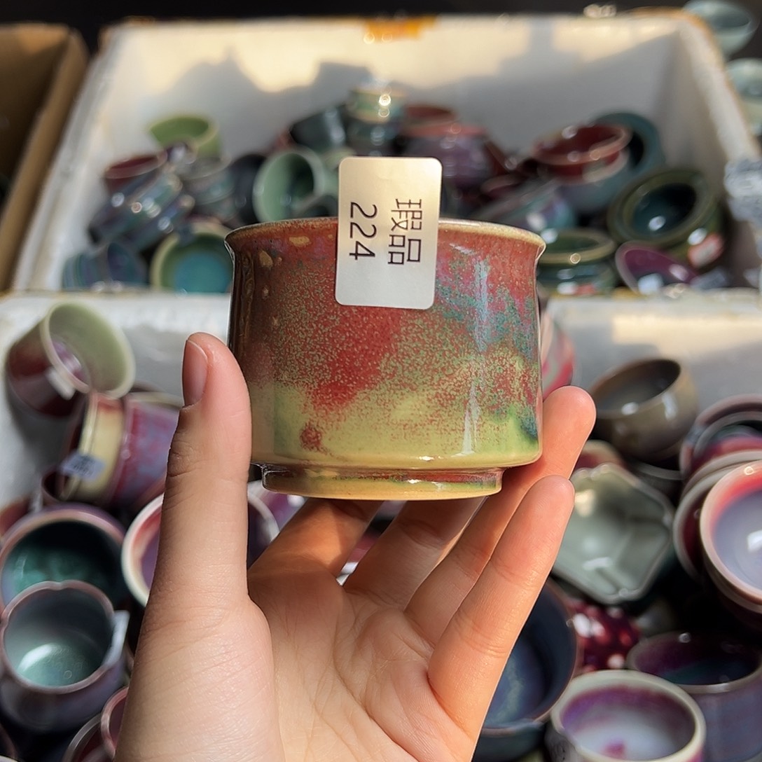 陶摆件窑口自销原矿钧瓷