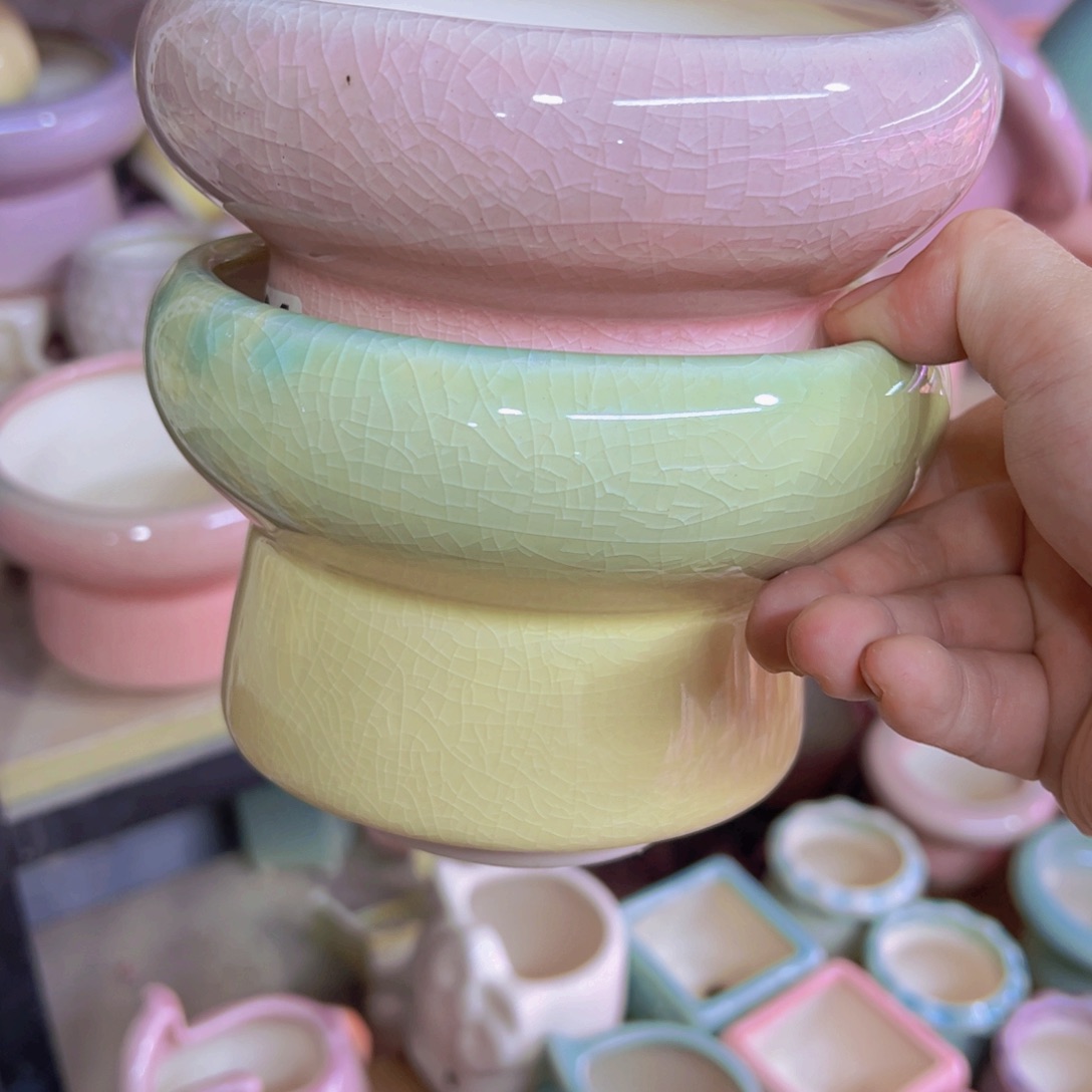 陶瓷花盆当场凑满12包邮