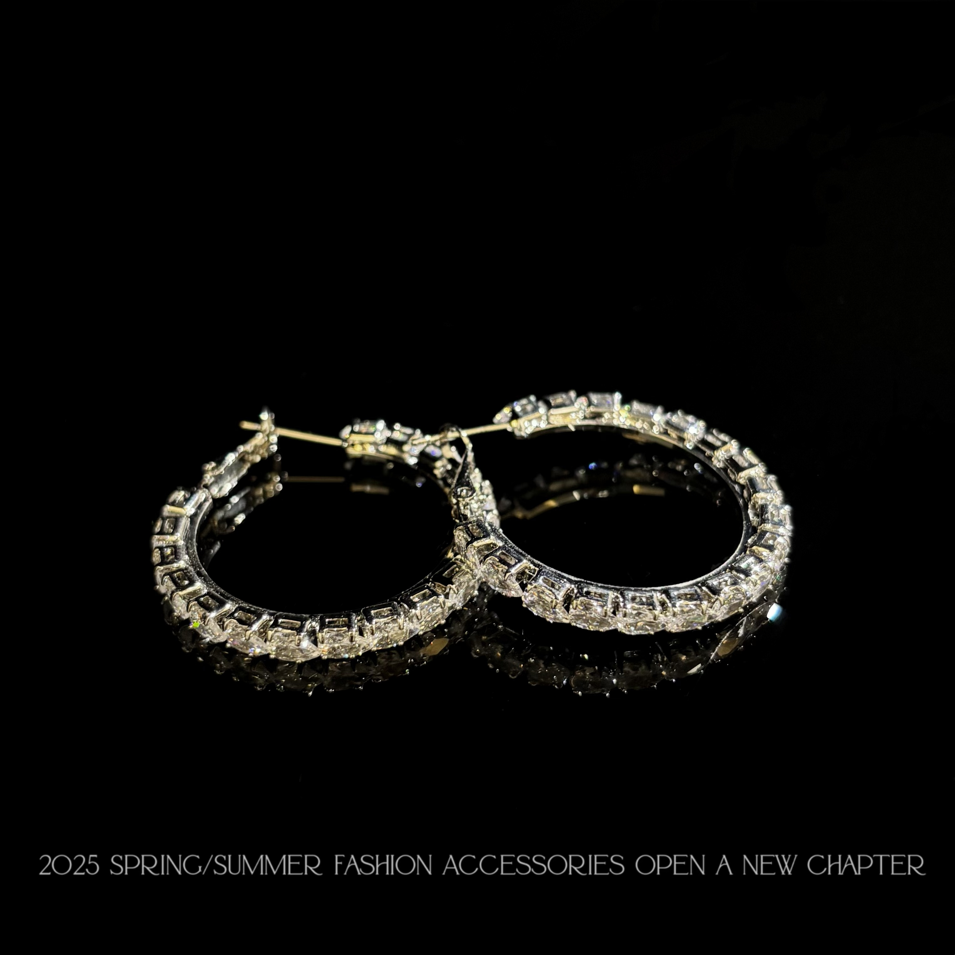 铜合金耳饰 镀K金 2025款C2151【琉璃梦境】BOBAOLI 耳环