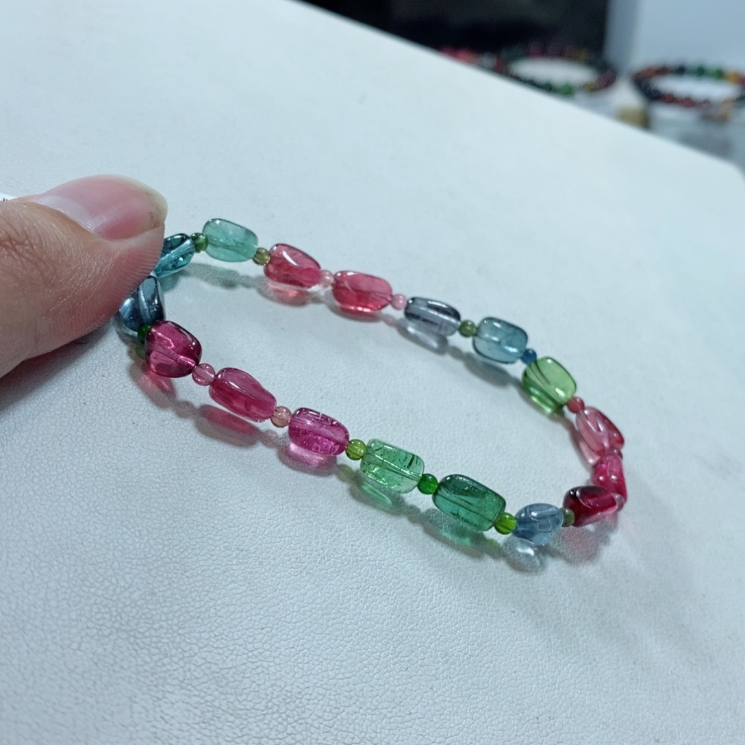 碧玺手链未镶嵌碧玺