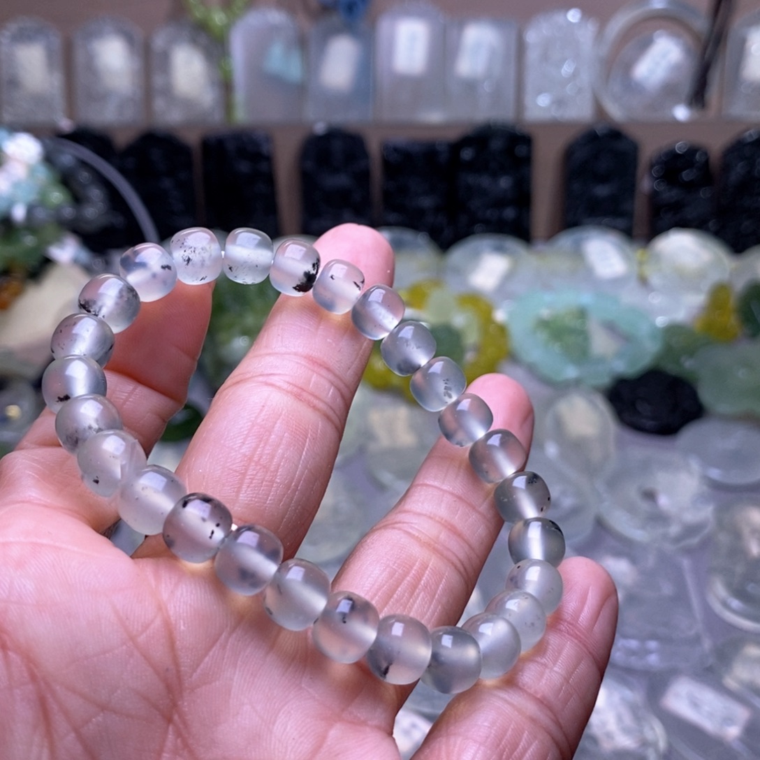 蛇纹石玉未镶嵌手串